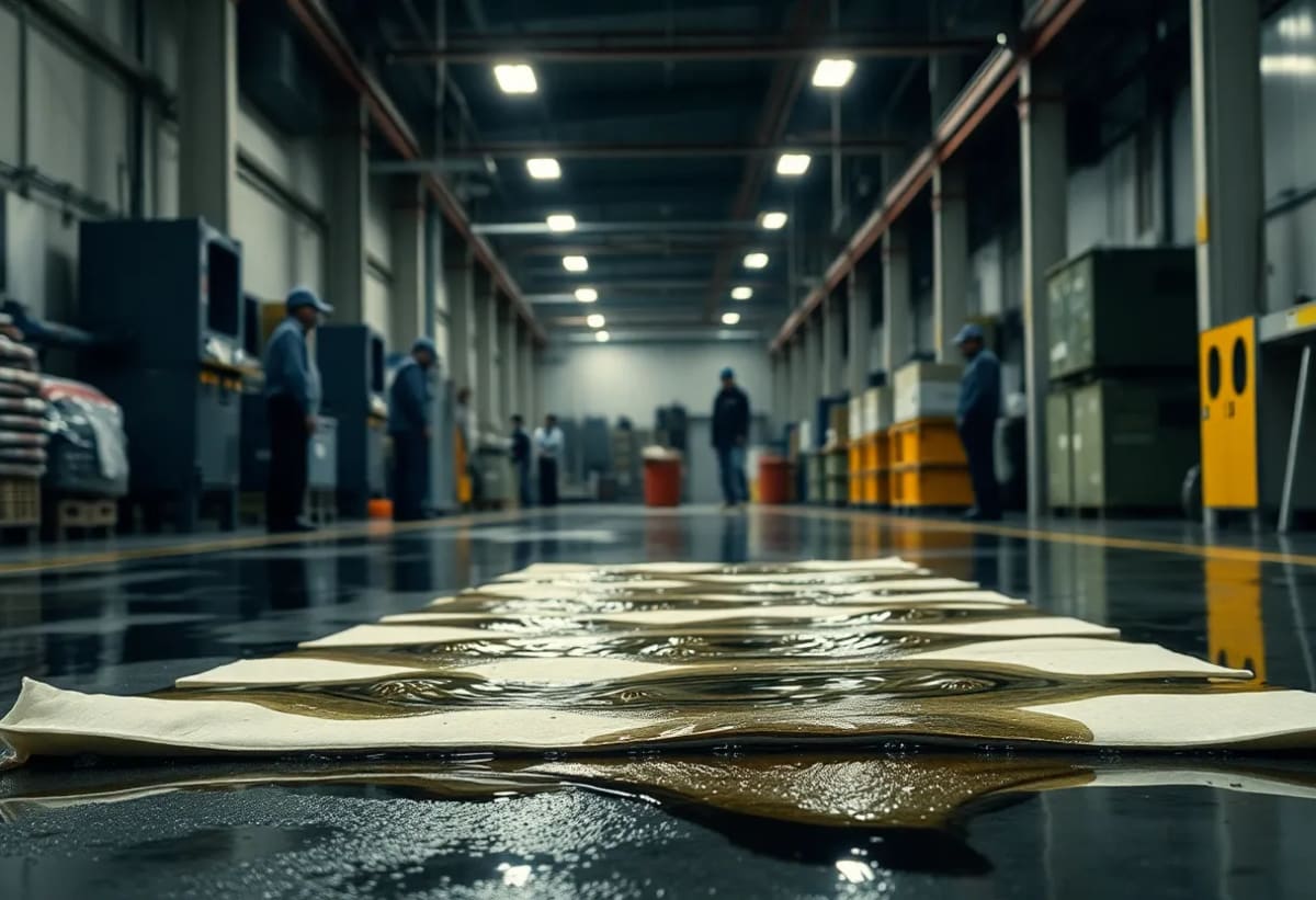 유흡착재 패드를 활용한 작업 환경 개선 방안