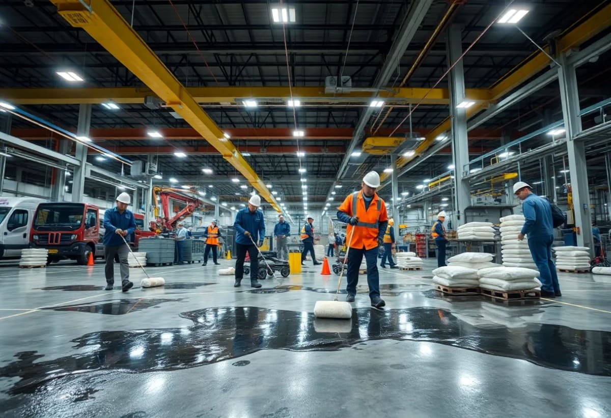 엠보형 세척 패드를 활용한 기름때 제거 사례