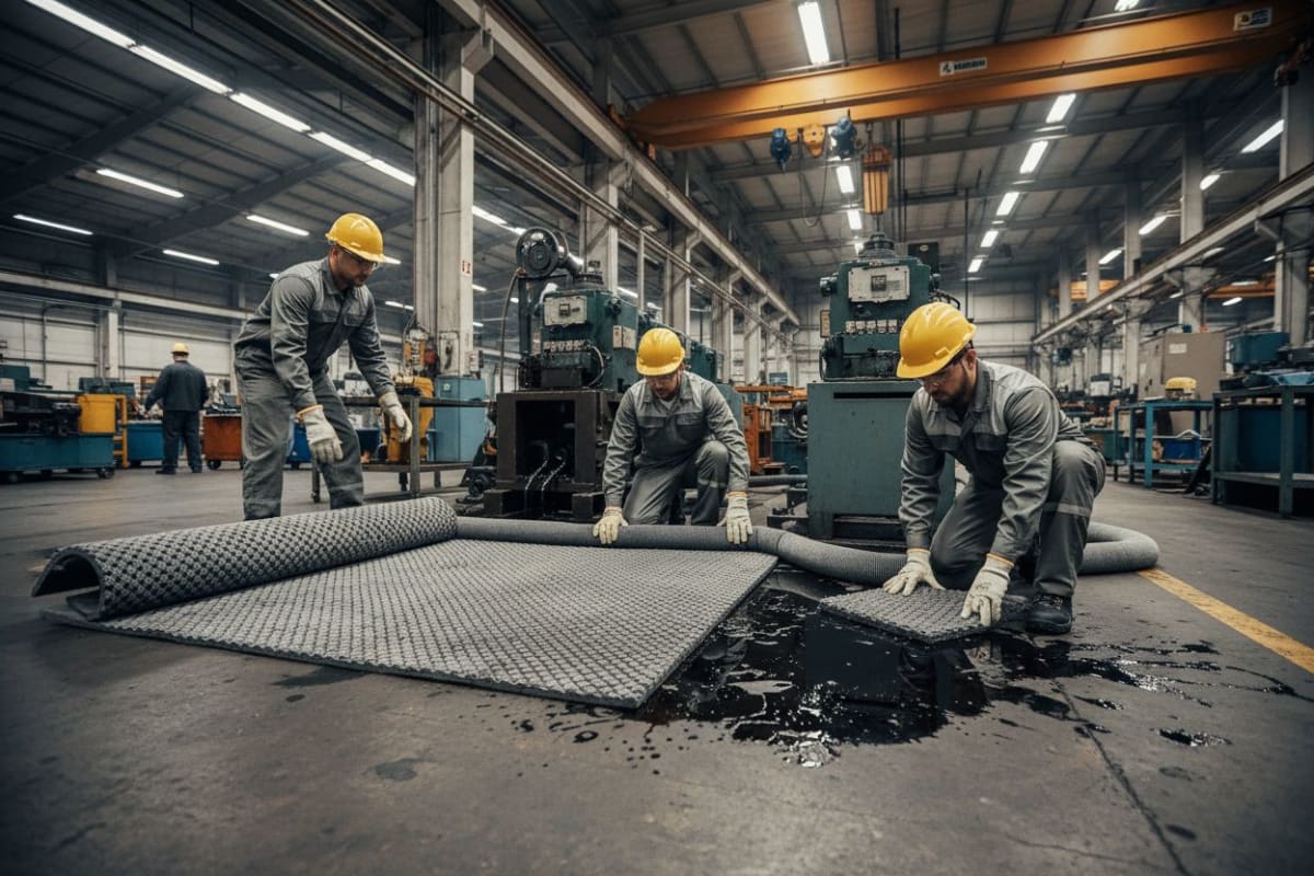 오일 누수 응급 대처를 위한 흡착재 종류 정리