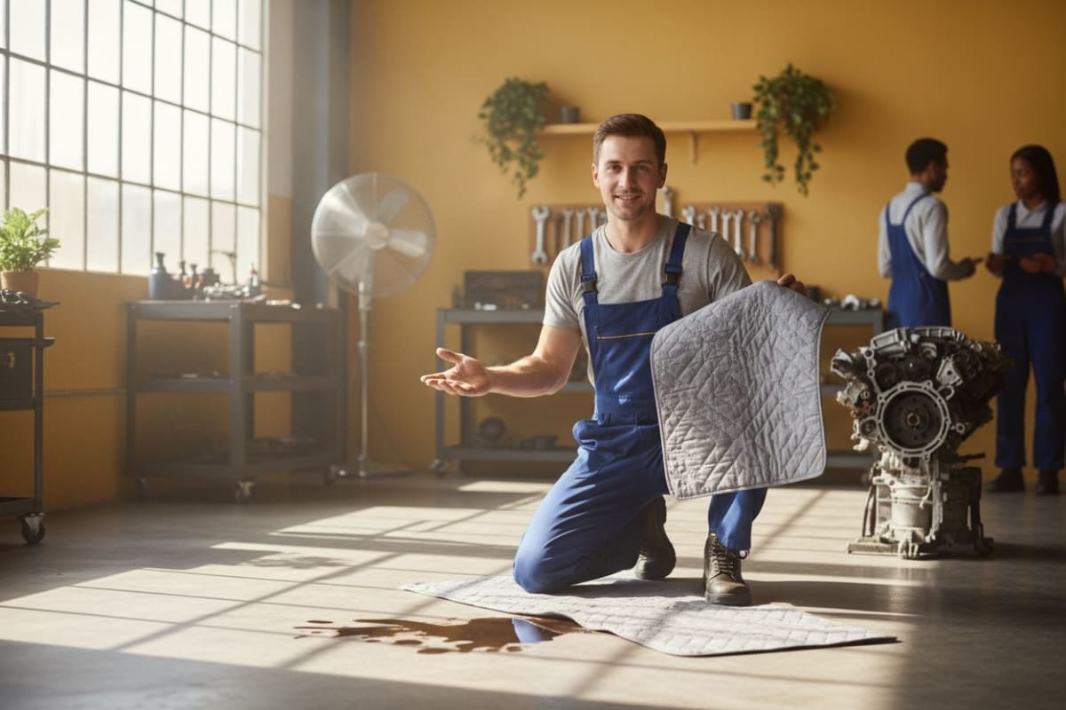 정비소 폐오일 처리용 적합한 흡착재 비교 분석