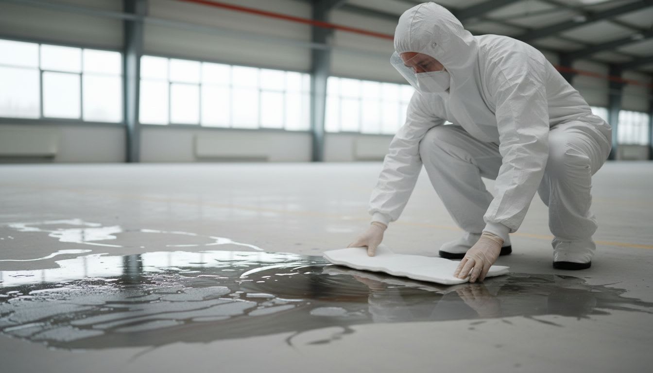 물 섞인 기름 오염 고민하지 마세요 오일패드 4단계 현장 대응법으로 해결하세요
