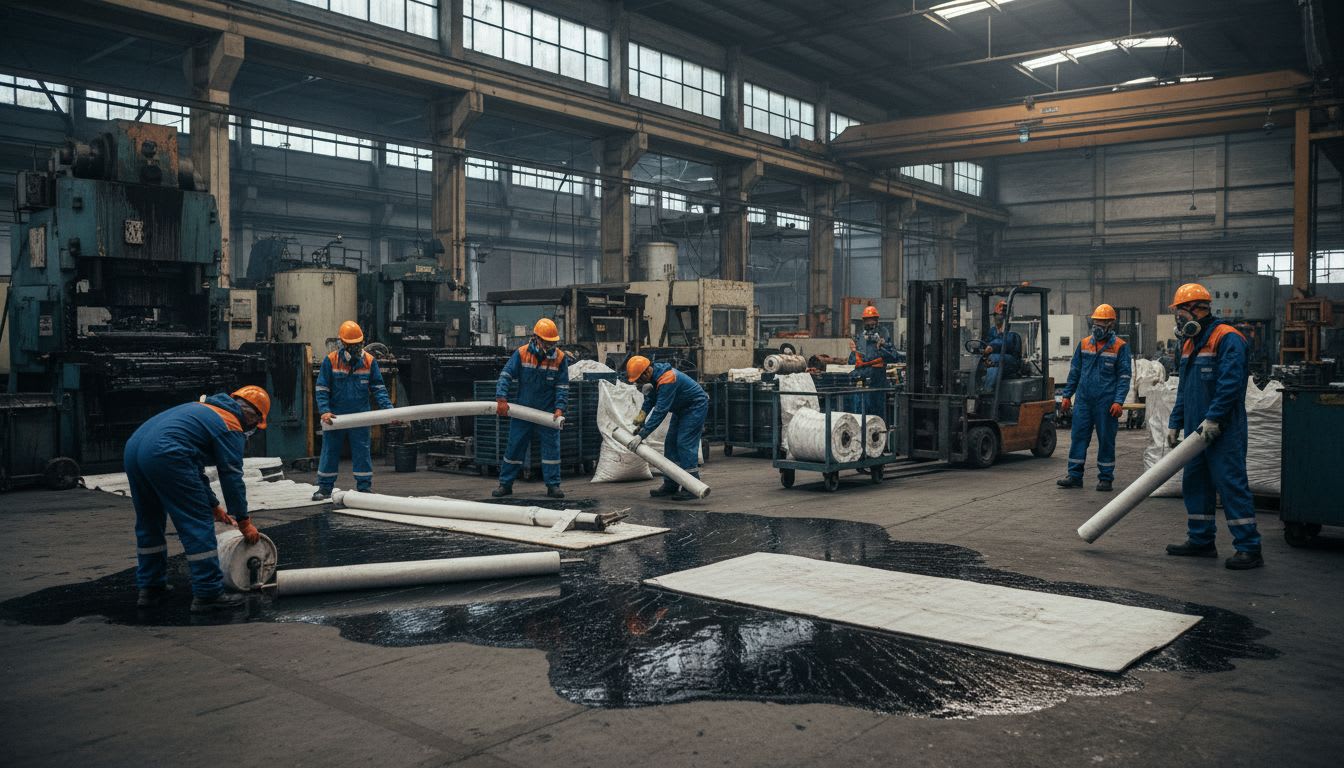 기름 유출 사고 현장 4단계로 안전하게 대응하고 계신가요