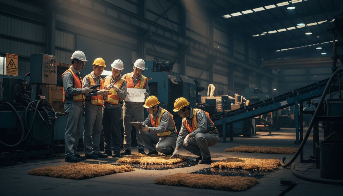 작업장 사고 예방 (주)부러바 유흡착재로 알아보는 5가지 핵심 체크리스트