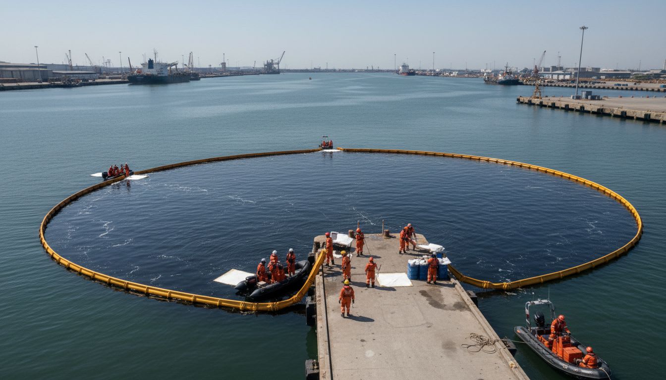 기름 유출 방제 유흡착재 사용 3단계 총 정리