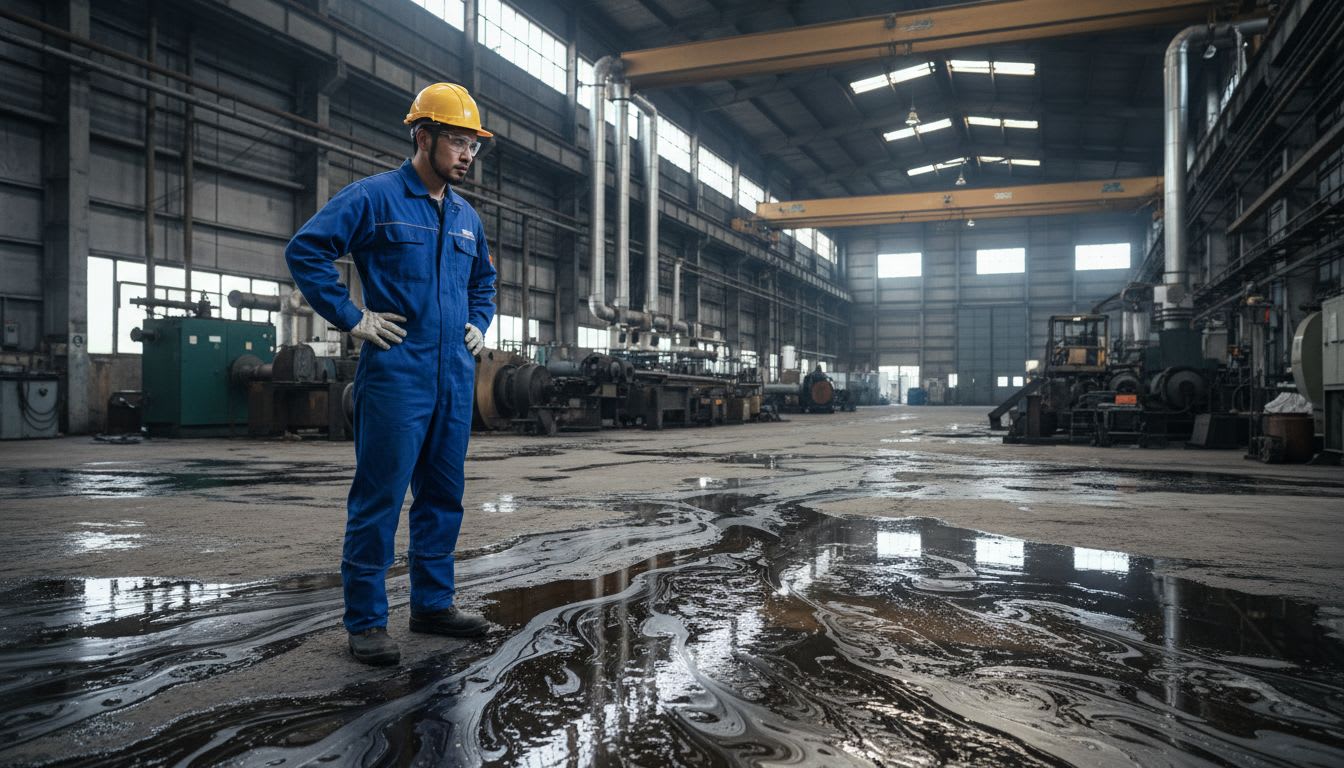 직장인을 위한 물기름 유출 2단계 청소법 유흡착재 활용 가이드