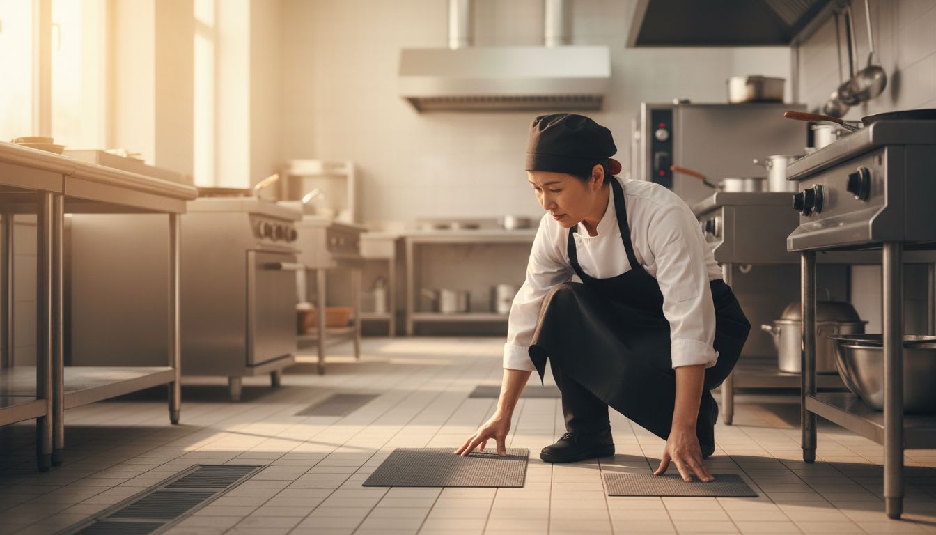 급식소 기름 미끄럼 사고 3가지 예방 방법은 무엇일까요